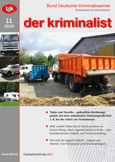 "der kriminalist" 11/2010 "der kriminalist" 11/2010