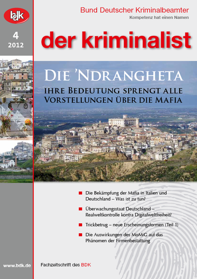 "der kriminalist" 4/2012 "der kriminalist" 4/2012