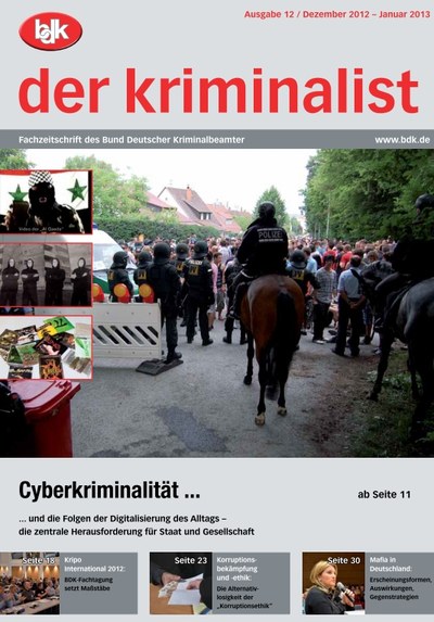 "der kriminalist" 12/2012 – 01/2013 "der kriminalist" 12/2012 – 01/2013