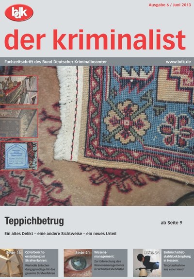 "der kriminalist" 6/2013 "der kriminalist" 6/2013