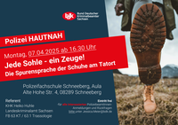Die Spurensprache der Schuhe am Tatort