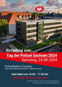 Einladung zum Tag der Polizei Sachsen 2024