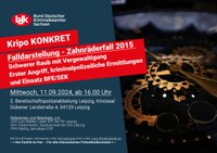 Kripo KONKRET - Falldarstellung Zahnräderfall 2015