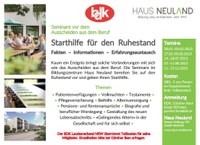 Starthilfe für den Ruhestand (Termin 2)