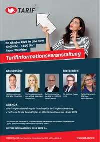 Tarifveranstaltung BDK NRW geht in die nächste Runde